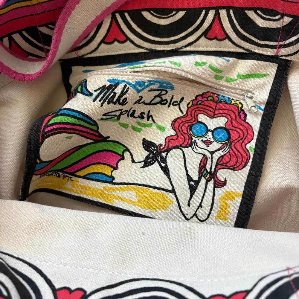 Brighton Multicolor Heart Tote Bag - Picture 4 of 8